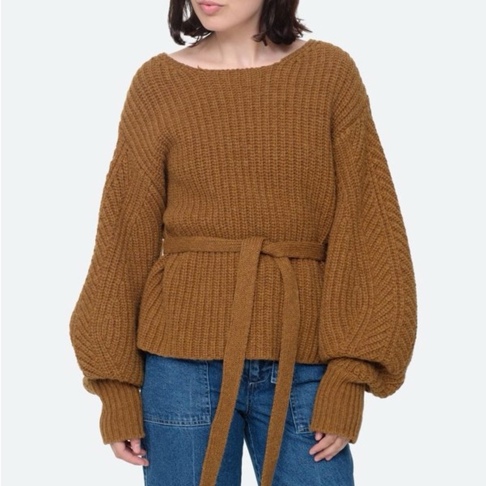 NWOT Nellie tie sweater by SEA New York